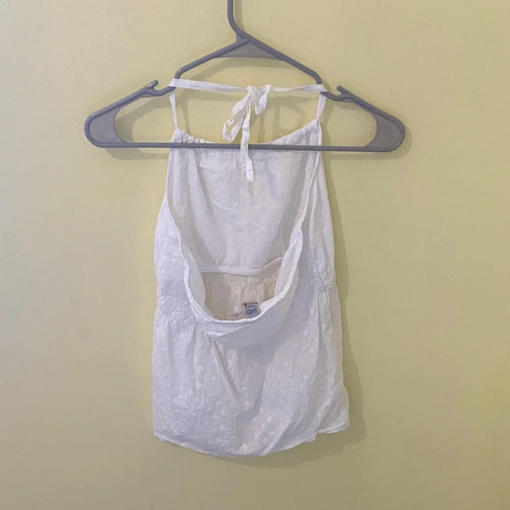 White Halter Top - Picture 3 of 3